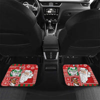 Australian Christmas Car Mats - Santa Koala Kangaroo and Holiday Cheer - Wonder Print Shop
