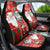 Australian Christmas Car Seat Cover - Santa Koala Kangaroo and Holiday Cheer - Wonder Print Shop