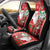 Australian Christmas Car Seat Cover - Santa Koala Kangaroo and Holiday Cheer - Wonder Print Shop