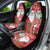 Australian Christmas Car Seat Cover - Santa Koala Kangaroo and Holiday Cheer - Wonder Print Shop
