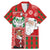Australian Christmas Family Matching Mermaid Dress and Hawaiian Shirt - Santa Koala Kangaroo and Holiday Cheer - Wonder Print Shop