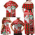Australian Christmas Family Matching Off Shoulder Maxi Dress and Hawaiian Shirt - Santa Koala Kangaroo and Holiday Cheer - Wonder Print Shop