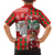 Australian Christmas Family Matching Off Shoulder Short Dress and Hawaiian Shirt - Santa Koala Kangaroo and Holiday Cheer - Wonder Print Shop