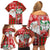 Australian Christmas Family Matching Off Shoulder Short Dress and Hawaiian Shirt - Santa Koala Kangaroo and Holiday Cheer - Wonder Print Shop