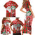 Australian Christmas Family Matching Short Sleeve Bodycon Dress and Hawaiian Shirt - Santa Koala Kangaroo and Holiday Cheer - Wonder Print Shop