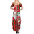 Australian Christmas Family Matching Summer Maxi Dress and Hawaiian Shirt - Santa Koala Kangaroo and Holiday Cheer - Wonder Print Shop