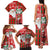 Australian Christmas Family Matching Tank Maxi Dress and Hawaiian Shirt - Santa Koala Kangaroo and Holiday Cheer - Wonder Print Shop