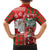 Australian Christmas Hawaiian Shirt - Santa Koala Kangaroo and Holiday Cheer - Wonder Print Shop