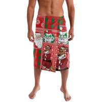 Australian Christmas Lavalava - Santa Koala Kangaroo and Holiday Cheer - Wonder Print Shop