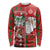 Australian Christmas Long Sleeve Shirt - Santa Koala Kangaroo and Holiday Cheer - Wonder Print Shop