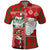Australian Christmas Polo Shirt - Santa Koala Kangaroo and Holiday Cheer - Wonder Print Shop