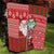 Australian Christmas Quilt - Santa Koala Kangaroo and Holiday Cheer - Wonder Print Shop