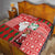 Australian Christmas Quilt - Santa Koala Kangaroo and Holiday Cheer - Wonder Print Shop