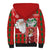 Australian Christmas Sherpa Hoodie - Santa Koala Kangaroo and Holiday Cheer - Wonder Print Shop