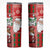 Australian Christmas Skinny Tumbler - Santa Koala Kangaroo and Holiday Cheer - Wonder Print Shop