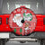 Australian Christmas Spare Tire Cover - Santa Koala Kangaroo and Holiday Cheer - Wonder Print Shop