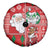 Australian Christmas Spare Tire Cover - Santa Koala Kangaroo and Holiday Cheer - Wonder Print Shop