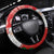 Australian Christmas Steering Wheel Cover - Santa Koala Kangaroo and Holiday Cheer - Wonder Print Shop