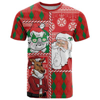 Australian Christmas T Shirt - Santa Koala Kangaroo and Holiday Cheer - Wonder Print Shop