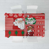 Australian Christmas Tablecloth - Santa Koala Kangaroo and Holiday Cheer - Wonder Print Shop