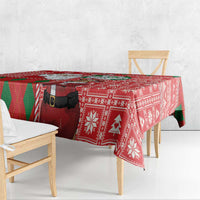 Australian Christmas Tablecloth - Santa Koala Kangaroo and Holiday Cheer - Wonder Print Shop