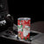 Australian Christmas Tumbler Cup - Santa Koala Kangaroo and Holiday Cheer - Wonder Print Shop