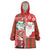 Australian Christmas Wearable Blanket Hoodie - Santa Koala Kangaroo and Holiday Cheer - Wonder Print Shop