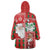 Australian Christmas Wearable Blanket Hoodie - Santa Koala Kangaroo and Holiday Cheer - Wonder Print Shop