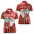 Australian Christmas Women Polo Shirt - Santa Koala Kangaroo and Holiday Cheer - Wonder Print Shop