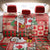 Canadian Christmas Back Car Seat Cover A Merry Xmas Santa and Funny Moose - Wonder Print Shop