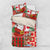 Canadian Christmas Bedding Set A Merry Xmas Santa and Funny Moose - Wonder Print Shop