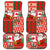 Canadian Christmas Car Mats A Merry Xmas Santa and Funny Moose - Wonder Print Shop
