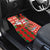 Canadian Christmas Car Mats A Merry Xmas Santa and Funny Moose - Wonder Print Shop