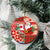 Canadian Christmas Ceramic Ornament A Merry Xmas Santa and Funny Moose - Wonder Print Shop