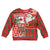 Canadian Christmas Kid Ugly Christmas Sweater A Merry Xmas Santa and Funny Moose - Wonder Print Shop