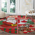 Canadian Christmas Round Carpet A Merry Xmas Santa and Funny Moose
