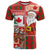 Canadian Christmas T Shirt A Merry Xmas Santa and Funny Moose - Wonder Print Shop