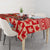 Canadian Christmas Tablecloth A Merry Xmas Santa and Funny Moose - Wonder Print Shop