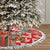 Canadian Christmas Tree Skirt A Merry Xmas Santa and Funny Moose - Wonder Print Shop