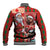 Canadian Christmas Baseball Jacket Santa Hoho Holiday - A Beaver and Moose - Wonder Print Shop