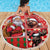 Canadian Christmas Beach Blanket Santa Hoho Holiday - A Beaver and Moose - Wonder Print Shop