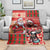 Canadian Christmas Blanket Santa Hoho Holiday - A Beaver and Moose