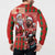 Canadian Christmas Button Sweatshirt Santa Hoho Holiday - A Beaver and Moose - Wonder Print Shop