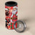 Canadian Christmas 4 in 1 Can Cooler Tumbler Santa Hoho Holiday - A Beaver and Moose - Wonder Print Shop