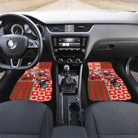 Canadian Christmas Car Mats Santa Hoho Holiday - A Beaver and Moose - Wonder Print Shop