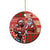 Canadian Christmas Ceramic Ornament Santa Hoho Holiday - A Beaver and Moose - Wonder Print Shop