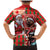 Canadian Christmas Family Matching Mermaid Dress and Hawaiian Shirt Santa Hoho Holiday - A Beaver and Moose - Wonder Print Shop