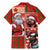 Canadian Christmas Family Matching Mermaid Dress and Hawaiian Shirt Santa Hoho Holiday - A Beaver and Moose - Wonder Print Shop