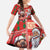 Canadian Christmas Family Matching Off Shoulder Maxi Dress and Hawaiian Shirt Santa Hoho Holiday - A Beaver and Moose - Wonder Print Shop