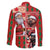 Canadian Christmas Family Matching Off Shoulder Maxi Dress and Hawaiian Shirt Santa Hoho Holiday - A Beaver and Moose - Wonder Print Shop
